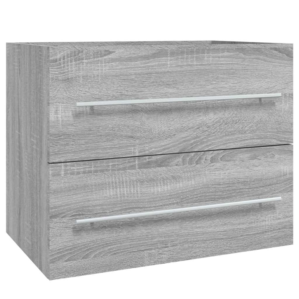 Servantskap grå sonoma 60x38,5x48 cm konstruert tre