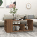 Salongbord brun eik 100x50x40 cm konstruert tre