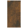 Vegghyller kube 4 stk røkt eik 100x15x30 cm konstruert tre