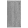 Vegghyller kube 2 stk grå sonoma 100x15x30 cm konstruert tre
