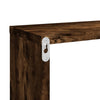 Vegghyller kube 2 stk røkt eik 80x15x26,5 cm konstruert tre