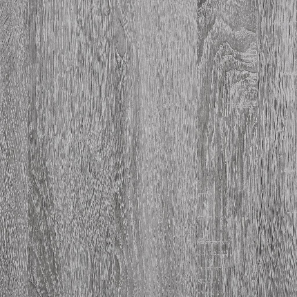 Vegghyller kube 2 stk grå sonoma 80x15x26,5 cm konstruert tre