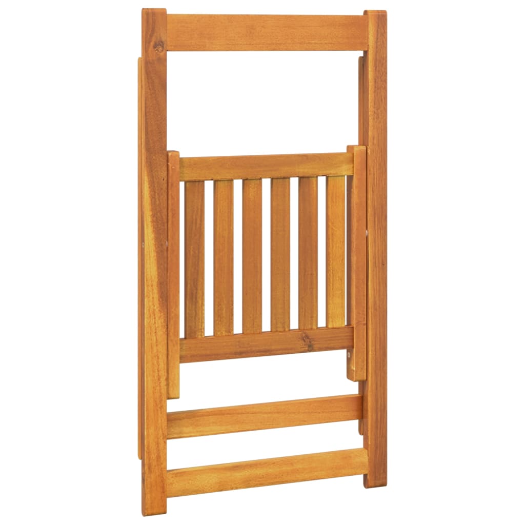 Klappstoler 8 stk heltre akasie vidaXL