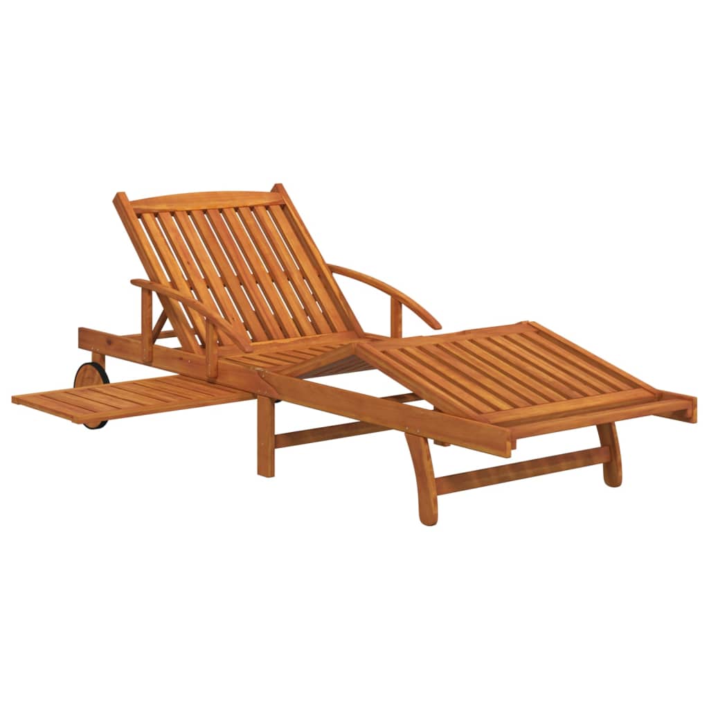 Solsenger 2 stk med bord heltre akasie