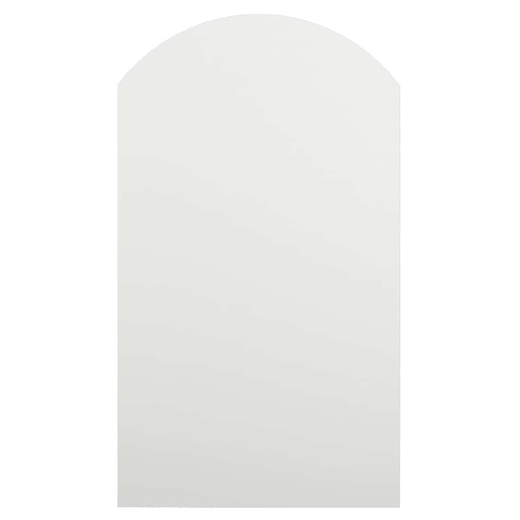 Speil med LED-lys 70x40 cm glass oval vidaXL