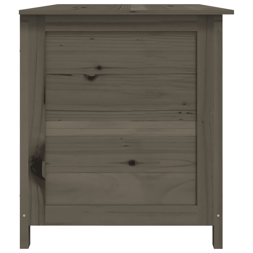 Utendørs putekasse antrasitt 150x50x56 cm heltre gran