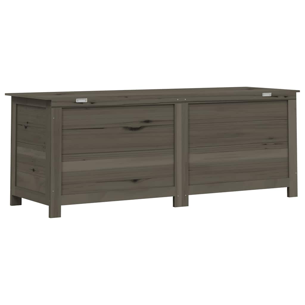 Utendørs putekasse antrasitt 150x50x56 cm heltre gran