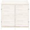 Hageskur hvit 102x52x112 cm heltre gran