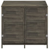 Hageskur antrasitt 102x52x112 cm heltre gran