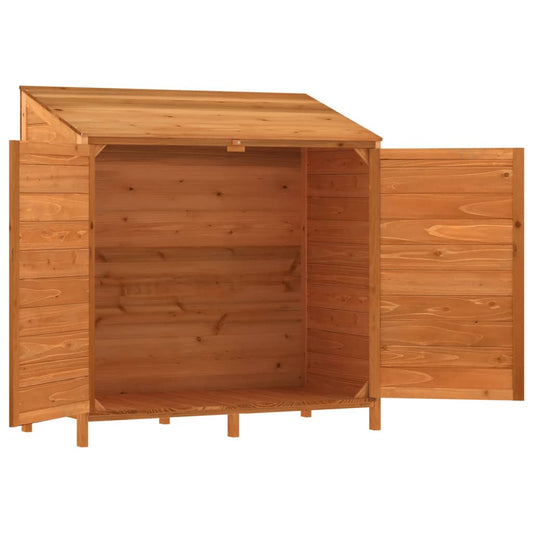 Hageskur brun 102x52x112 cm heltre gran