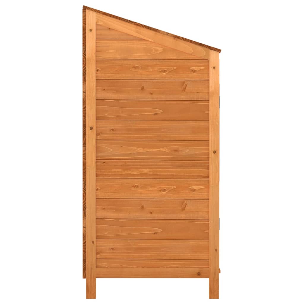 Hageskur brun 102x52x112 cm heltre gran
