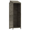 Hageskur antrasitt 55x52x174,5 cm heltre gran