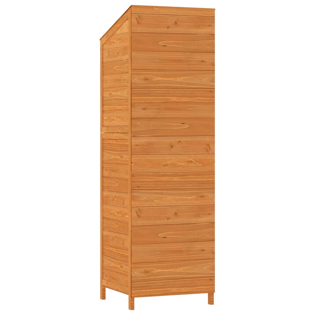 Hageskur brun 55x52x174,5 cm heltre gran