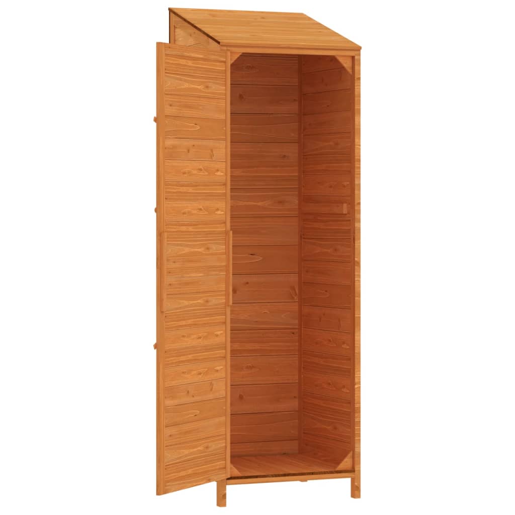Hageskur brun 55x52x174,5 cm heltre gran