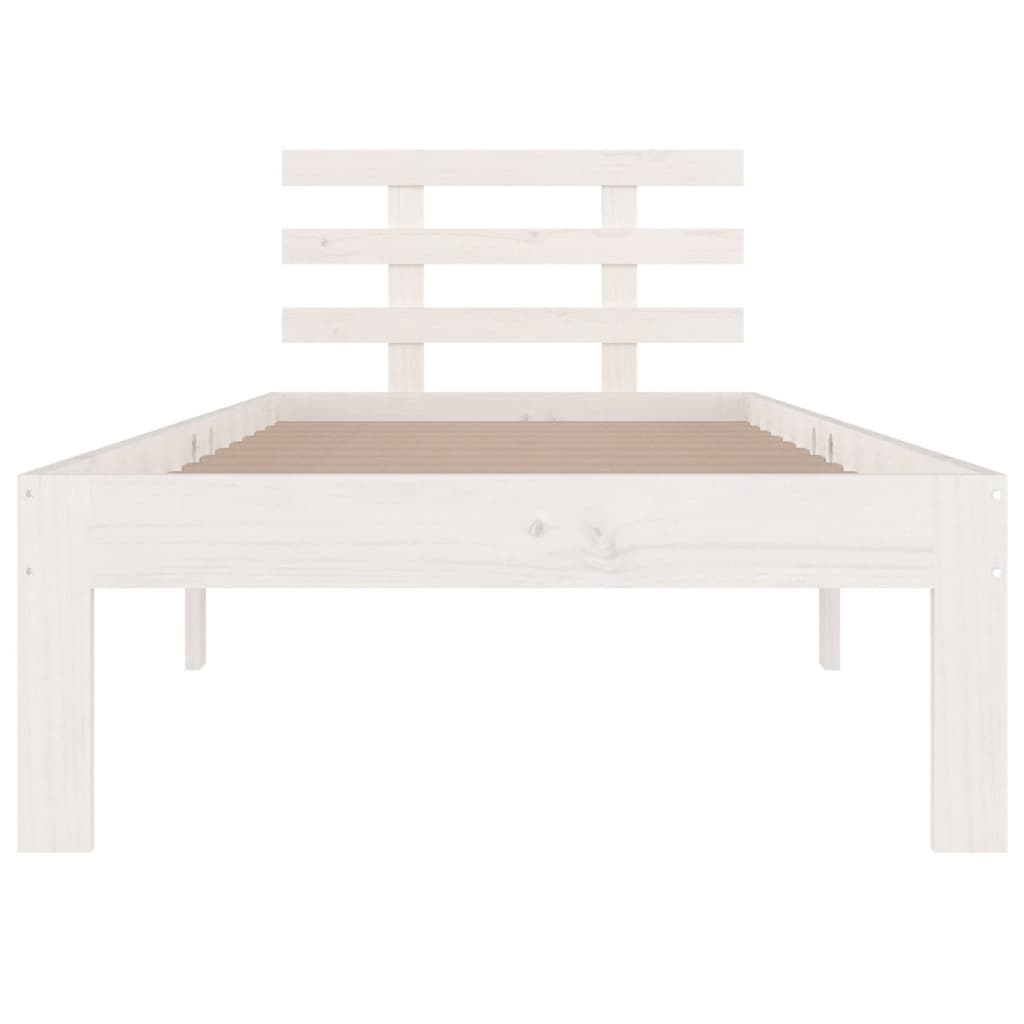 Sengeramme hvit heltre 90x190 cm Single