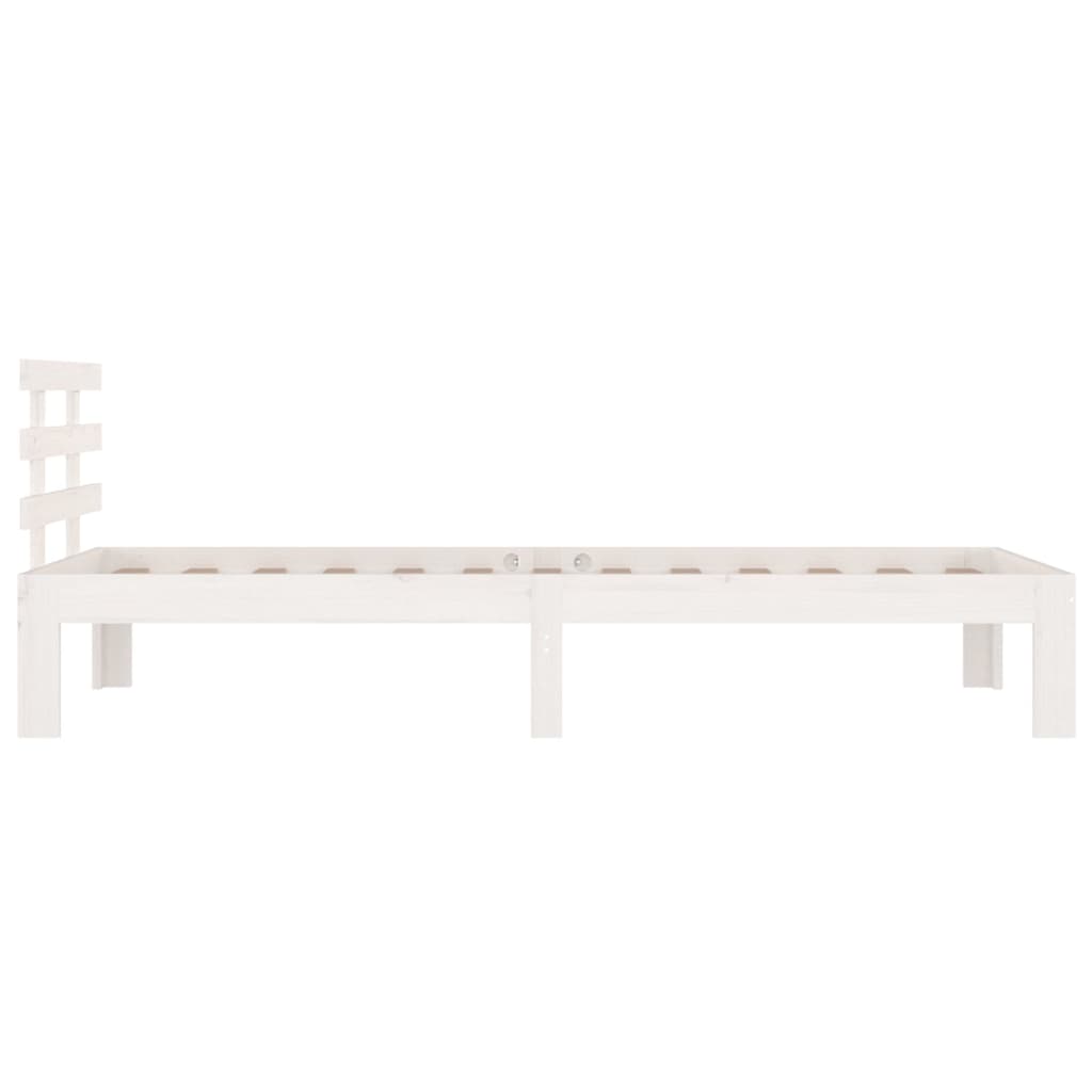 Sengeramme hvit heltre 90x190 cm Single