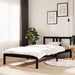 Sengeramme svart heltre 100x200 cm