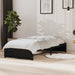 Sengeramme svart heltre 90x190 cm Single