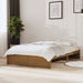 Sengeramme honningbrun heltre 120x190 cm Small Double
