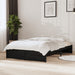 Sengeramme svart heltre 120x190 cm Small Double