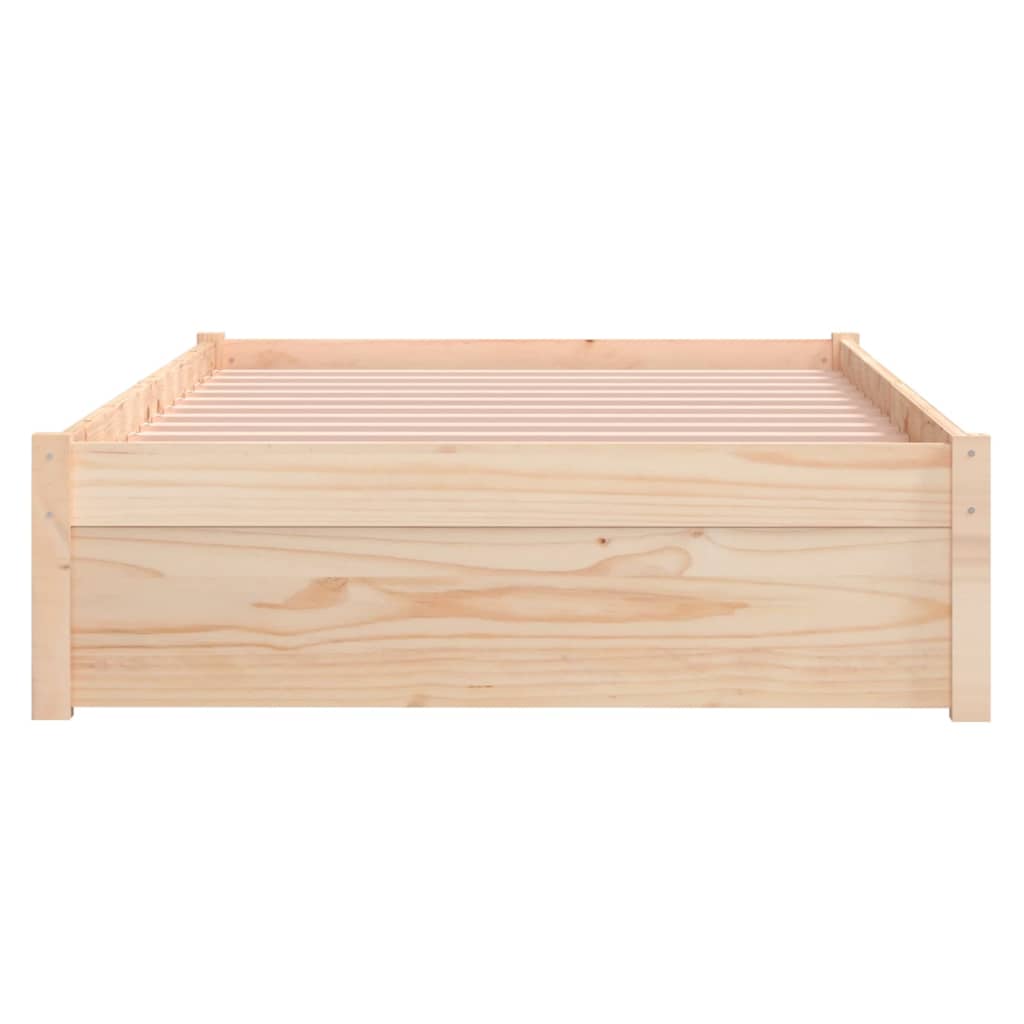 Sengeramme hvit heltre 100x200 cm