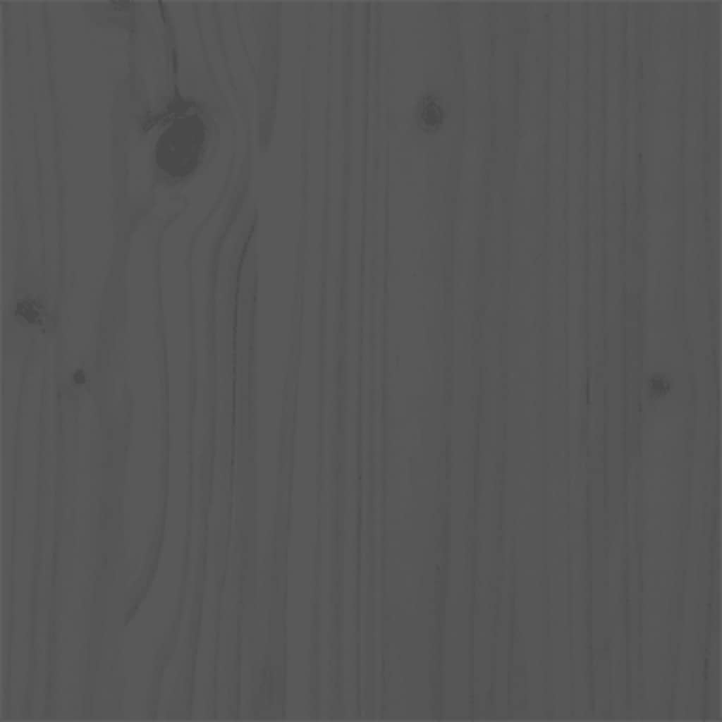 Sengeramme grå heltre 75x190 cm Small Single