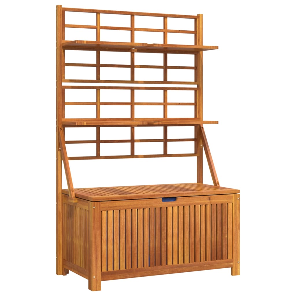 Oppbevaringsboks med espalier 99x50x160 cm heltre akasie