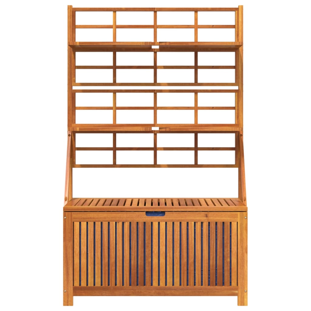 Oppbevaringsboks med espalier 99x50x160 cm heltre akasie