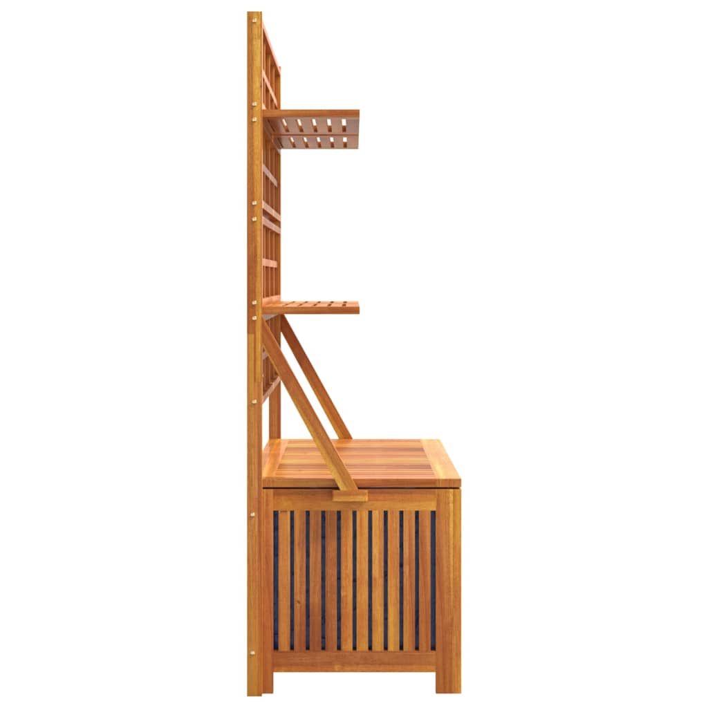 Oppbevaringsboks med espalier 99x50x160 cm heltre akasie