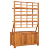 Oppbevaringsboks med espalier 99x50x160 cm heltre akasie