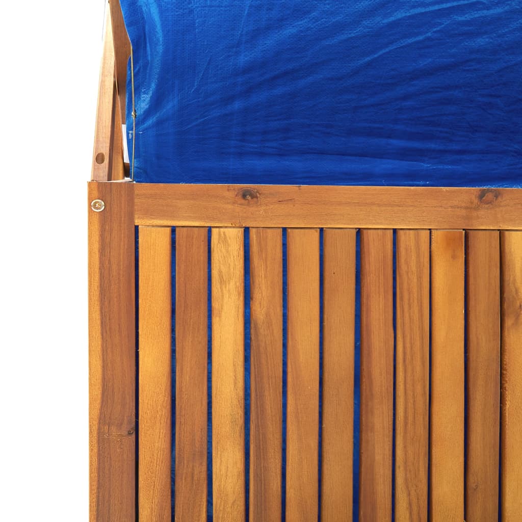 Oppbevaringsboks med espalier 99x50x160 cm heltre akasie