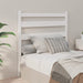 Sengegavl hvit 106x4x100 cm heltre furu