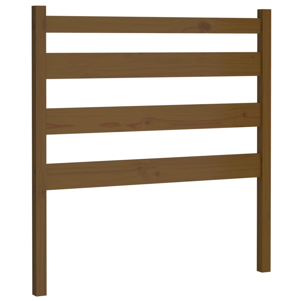 Sengegavl honningbrun 106x4x100 cm heltre furu