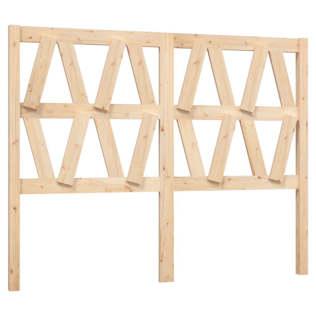 Sengegavl 146x4x100 cm heltre furu
