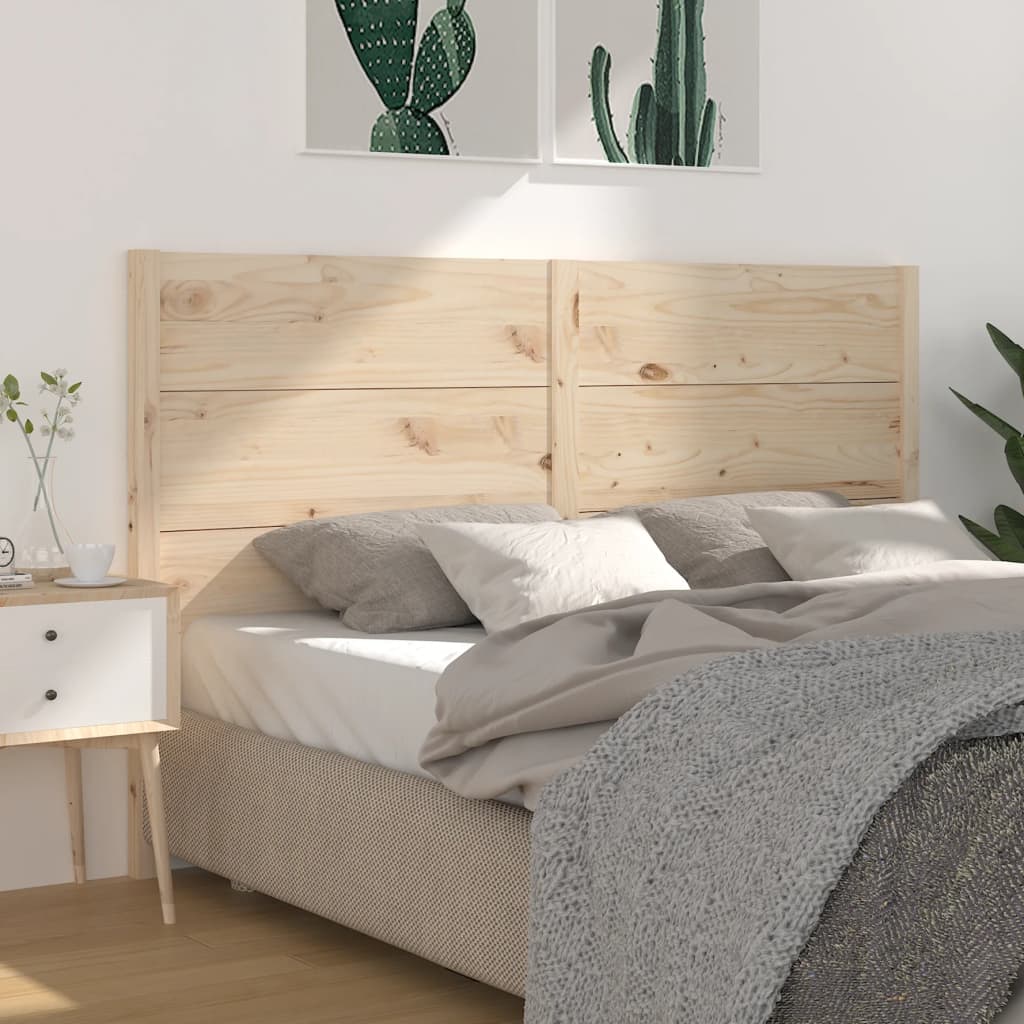 Sengegavl 141x4x100 cm heltre furu