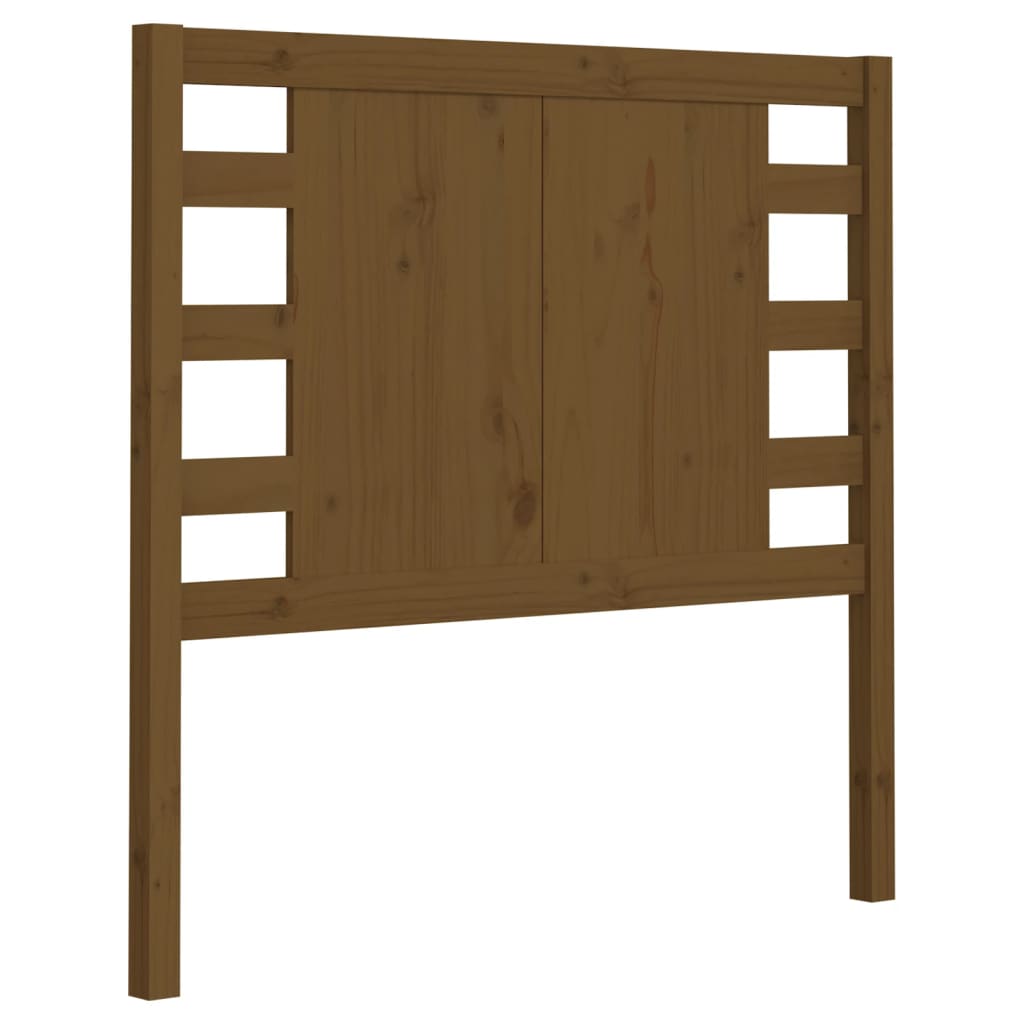 Sengegavl honningbrun 106x4x100 cm heltre furu