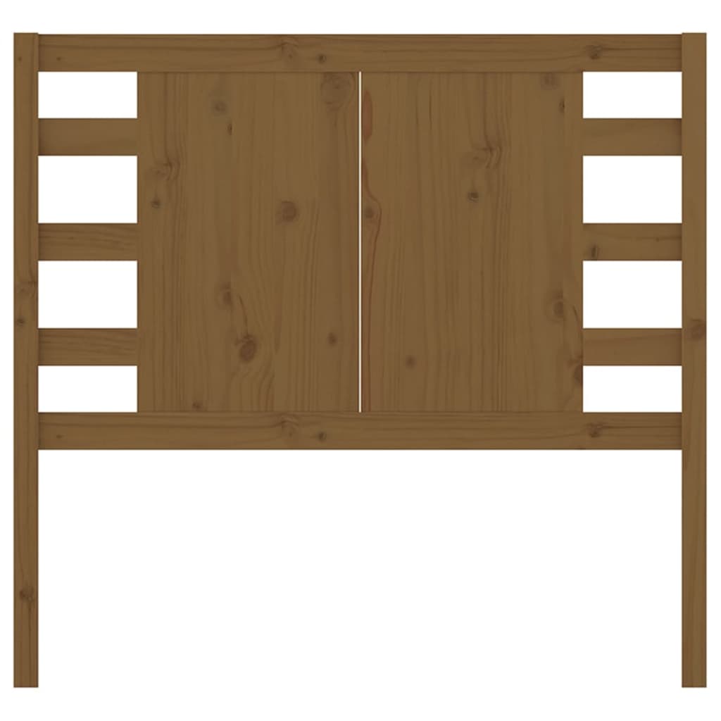 Sengegavl honningbrun 106x4x100 cm heltre furu