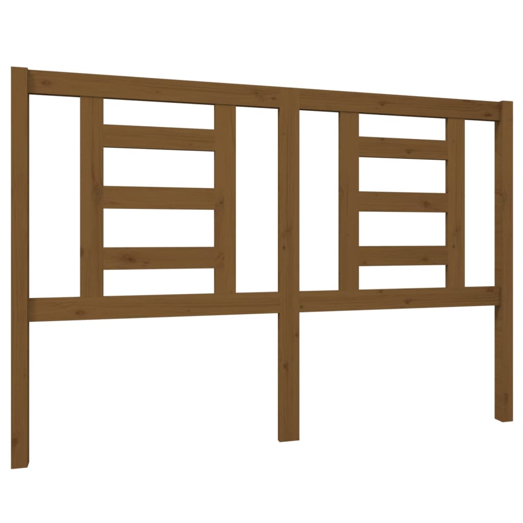 Sengegavl honningbrun 146x4x100 cm heltre furu