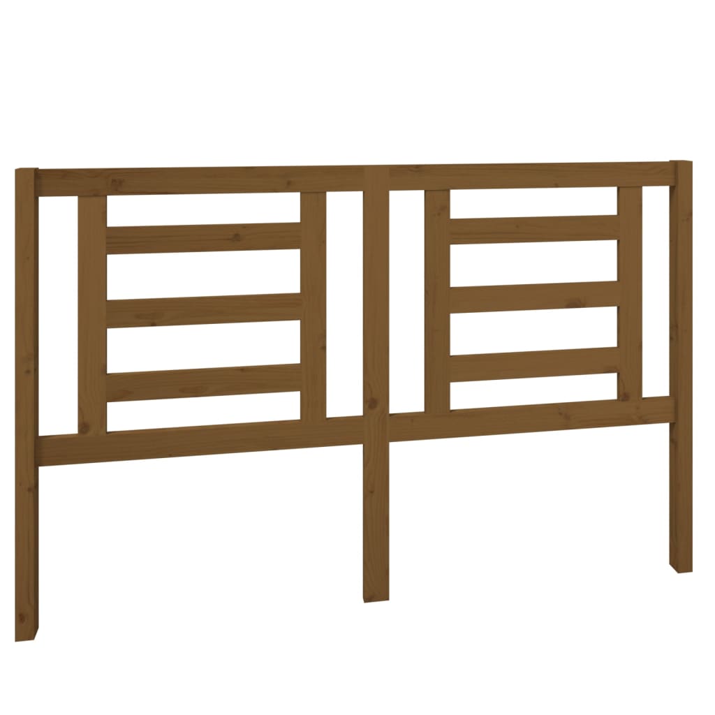 Sengegavl honningbrun 156x4x100 cm heltre furu