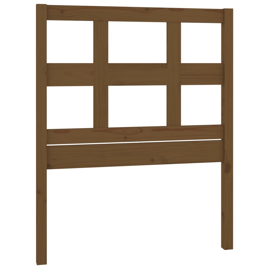 Sengegavl honningbrun 80,5x4x100 cm heltre furu