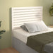 Sengegavl hvit 81x4x100 cm heltre furu