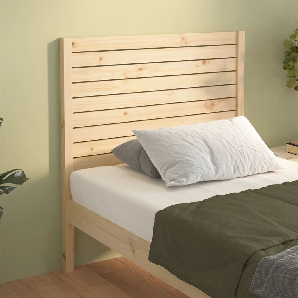 Sengegavl 96x4x100 cm heltre furu