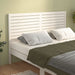 Sengegavl hvit 206x4x100 cm heltre furu