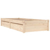 Sengeramme med skuffer 90x190 cm Single
