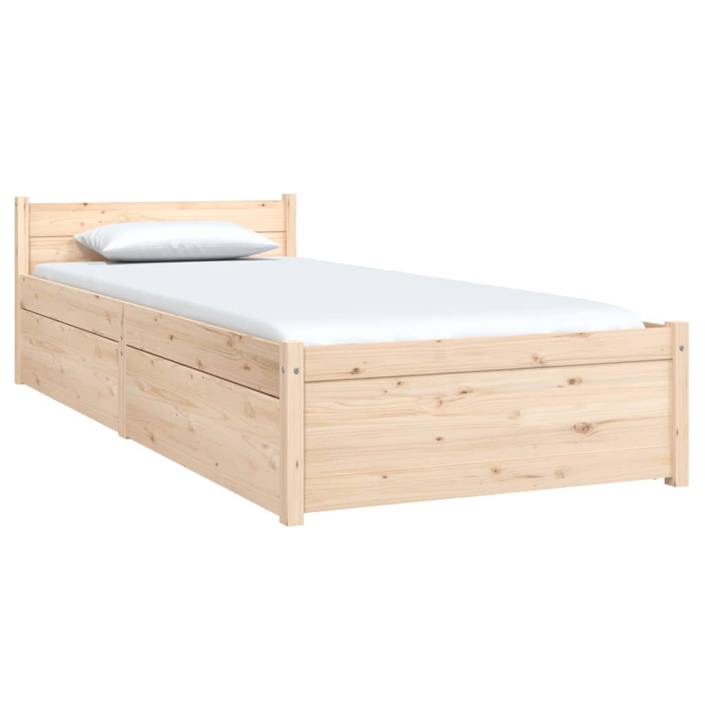 Sengeramme med skuffer 75x190 cm Small Single