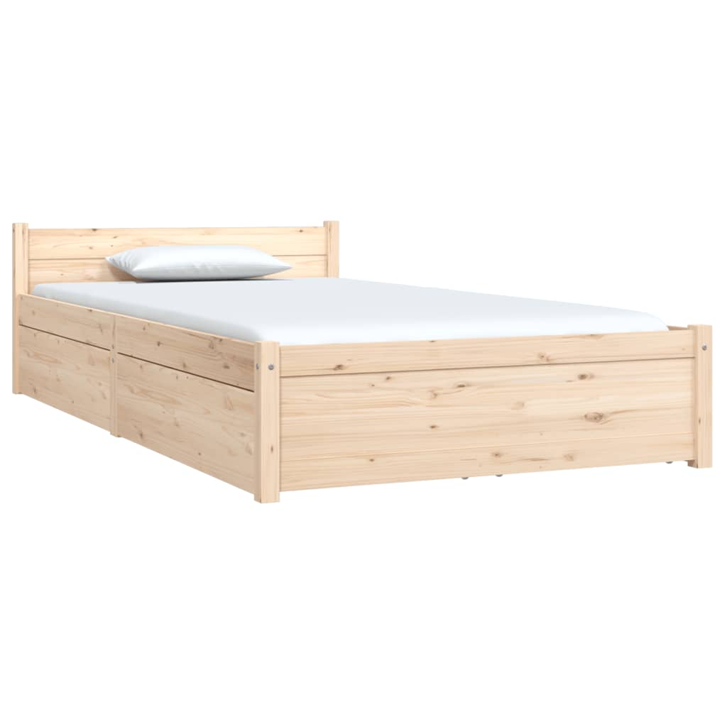 Sengeramme med skuffer 90x200 cm