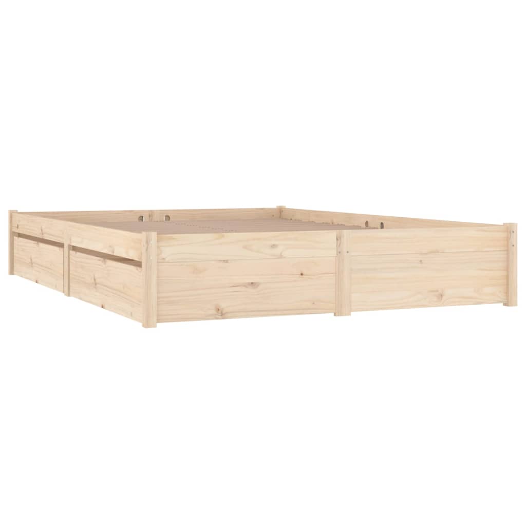 Sengeramme med skuffer 180x200 cm Super King