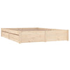 Sengeramme med skuffer 180x200 cm Super King