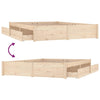 Sengeramme med skuffer 180x200 cm Super King