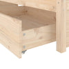 Sengeramme med skuffer 180x200 cm Super King